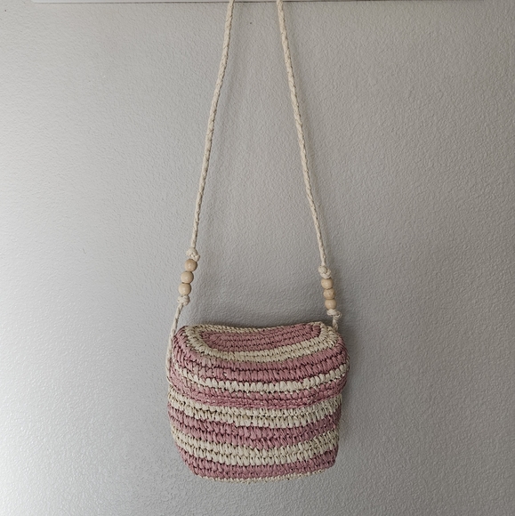 Zara woven raffia cross body bag - Picture 9 of 9